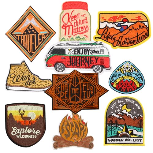 10 Stück Travel Patches Kinder und Erwachsene, Iron on/Sew on Patch Flicken Bügelbilder Bestickte Aufnäher für Aufnähen oder Aufbügeln auf Kleidung,Kleid,Hut,Jeans,T-Shirt,Rucksäcke,Jacken 10 Stück Travel Patches Kinder und Erwachsene, Iron on/Sew on Patch Flicken Bügelbilder Bestickte Aufnäher für Aufnähen oder Aufbügeln auf Kleidung,Kleid,Hut,Jeans,T-Shirt,Rucksäcke,Jacken von Oucaty