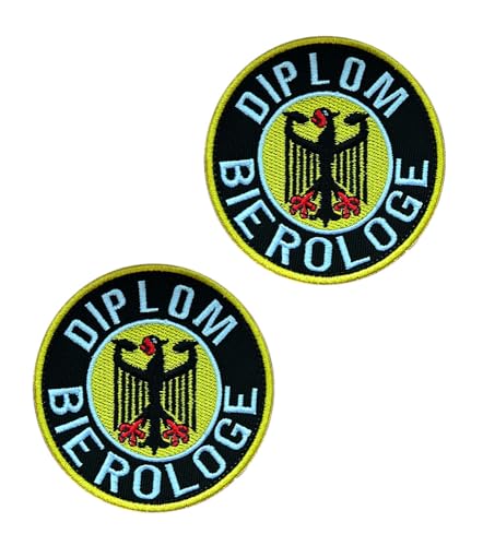 2 Stück Diplom Bierologe Fun Patches Taktische Abzeichen Bestickt,Emblem zum Hook and Loop auf Dekorative Applikationen Kleidung,Rucksack,Jeans,Jacken,Hosen,Mützen,DIY-Zubehör, Biker. 2 Stück Diplom Bierologe Fun Patches Taktische Abzeichen Bestickt,Emblem zum Hook and Loop auf Dekorative Applikationen Kleidung,Rucksack,Jeans,Jacken,Hosen,Mützen,DIY-Zubehör, Biker. von Oucaty