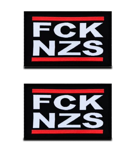 2 Stück FCK NZS Lustige Abnehmbare Patch Stickerei Taktische Flagge Patch Applikationen Kleidung,Rucksack,Jeans,Hosen,Jacken,Mützen,Uniformen,DIY-Zubehör,Biker Hook and Loop Emblem 2 Stück FCK NZS Lustige Abnehmbare Patch Stickerei Taktische Flagge Patch Applikationen Kleidung,Rucksack,Jeans,Hosen,Jacken,Mützen,Uniformen,DIY-Zubehör,Biker Hook and Loop Emblem von Oucaty