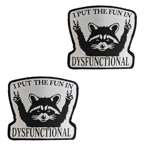 2 Stück "I Put The Fun in Dysfunctional" Lustige Patches Hook and Loop Taktische Stickerei Emblem Patch Applikationen für Rucksack,Hosen,Kleidung,Taschen,Uniformen Digitale Druckerei Bild klarer 2 Stück "I Put The Fun in Dysfunctional" Lustige Patches Hook and Loop Taktische Stickerei Emblem Patch Applikationen für Rucksack,Hosen,Kleidung,Taschen,Uniformen Digitale Druckerei Bild klarer von Oucaty