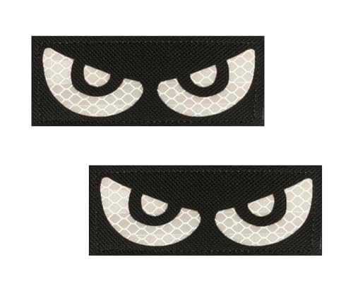 2 Stück Reflektierend Cartoon Anime Eyes Lustig Hook and Loop Patches Taktisches Stickerei Emblem Patches für Biker,Jacken,Uniformen,DIY-Zubehör,Rucksack,Kleidung,Mützen,Hemden,Hosen,Taschen 2 Stück Reflektierend Cartoon Anime Eyes Lustig Hook and Loop Patches Taktisches Stickerei Emblem Patches für Biker,Jacken,Uniformen,DIY-Zubehör,Rucksack,Kleidung,Mützen,Hemden,Hosen,Taschen von Oucaty