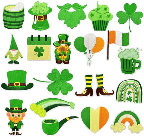 20 Stück Republik Irland Flicken zum Aufbügeln oder Aufnähen, bestickte irische Aufkleber für Mantel, Uniformen, Hosen, Kleidung, Jeans, Kleid, Westen, Rucksäcke, Hüte, DIY-Dekoration, Taschen, Jacken 20 Stück Republik Irland Flicken zum Aufbügeln oder Aufnähen, bestickte irische Aufkleber für Mantel, Uniformen, Hosen, Kleidung, Jeans, Kleid, Westen, Rucksäcke, Hüte, DIY-Dekoration, Taschen, Jacken von Oucaty