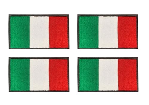4 Stück Italien Flagge Taktische Patch Italienisch Nationales Emblem Stickerei Aufnähen Iron on Sew on Patch Abzeichen Applikationen Rucksack,Mützen,Jeans,Uniformen,Hemden,Jacken,Hosen,DIY-Zubehör 4 Stück Italien Flagge Taktische Patch Italienisch Nationales Emblem Stickerei Aufnähen Iron on Sew on Patch Abzeichen Applikationen Rucksack,Mützen,Jeans,Uniformen,Hemden,Jacken,Hosen,DIY-Zubehör von Oucaty