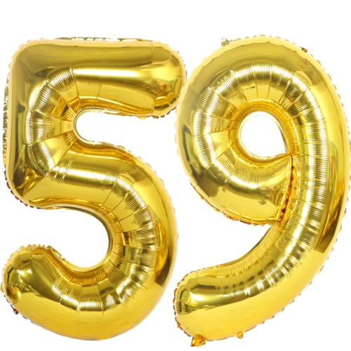 Luftballon 59 Gold, Helium Ballon 59 Goldene 59 Luftballon Geburtstag 59 Jahre, 59 Luftballon Zahl Gold, Riesen Folienballon XXL Ballon Zahlen 59 für Geburtstag Hochzeit Jubiläum Party Deko Luftballon 59 Gold, Helium Ballon 59 Goldene 59 Luftballon Geburtstag 59 Jahre, 59 Luftballon Zahl Gold, Riesen Folienballon XXL Ballon Zahlen 59 für Geburtstag Hochzeit Jubiläum Party Deko von Ouceanwin
