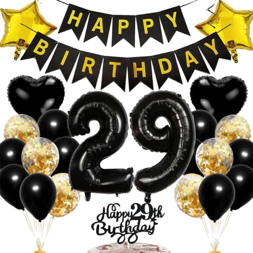 Ouceanwin Geburtstagsdeko 27 Jahre Mann Frau, Luftballon 27. Geburtstag Deko Schwarz Gold Tortendeko 27 Geburtstag Ballon Happy Birthday Deko, Geburtstag 27 Männer Deko 27. Geburtstag Frauen Ouceanwin Geburtstagsdeko 27 Jahre Mann Frau, Luftballon 27. Geburtstag Deko Schwarz Gold Tortendeko 27 Geburtstag Ballon Happy Birthday Deko, Geburtstag 27 Männer Deko 27. Geburtstag Frauen von Ouceanwin