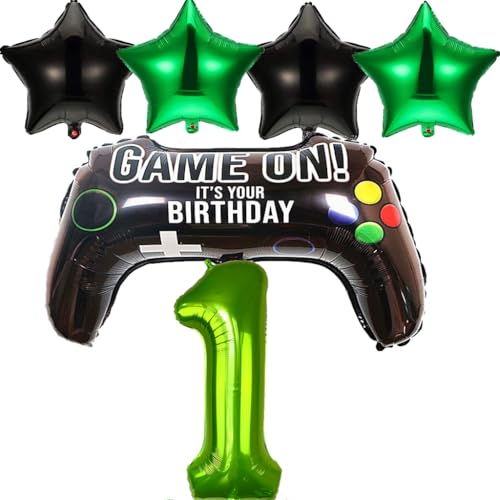 Ouceanwin Luftballons Videospiel Geburtstagsdeko 1 Jahr Jungen, Folienballon Game Controller Ballon 1. Geburtstag Junge, Gamer Deko Videospiel Party Ballons Spieler Thema Geburtstagdeko Jungen Ouceanwin Luftballons Videospiel Geburtstagsdeko 1 Jahr Jungen, Folienballon Game Controller Ballon 1. Geburtstag Junge, Gamer Deko Videospiel Party Ballons Spieler Thema Geburtstagdeko Jungen von Ouceanwin