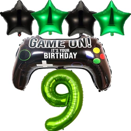 Ouceanwin Luftballons Videospiel Geburtstagsdeko 9 Jahre Jungen, Folienballon Game Controller Ballon 9. Geburtstag Junge, Gamer Deko Videospiel Party Ballons Spieler Thema Geburtstagdeko Jungen Ouceanwin Luftballons Videospiel Geburtstagsdeko 9 Jahre Jungen, Folienballon Game Controller Ballon 9. Geburtstag Junge, Gamer Deko Videospiel Party Ballons Spieler Thema Geburtstagdeko Jungen von Ouceanwin