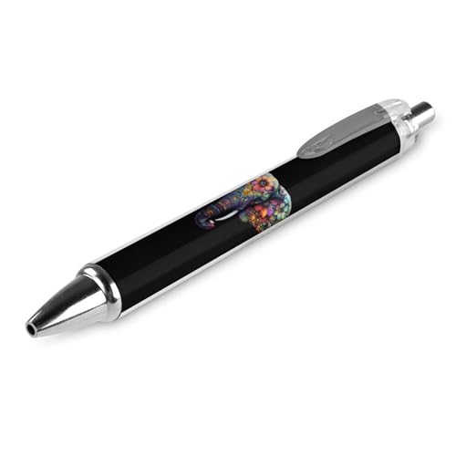 Oudrspo Bunter Elefanten-Kugelschreiber, Druckkugelschreiber, 0,5 mm, glattes Schreiben, schwarze Tinte, Kugelschreiber, Notizenzubehör fürs Büro, 1 Stück Oudrspo Bunter Elefanten-Kugelschreiber, Druckkugelschreiber, 0,5 mm, glattes Schreiben, schwarze Tinte, Kugelschreiber, Notizenzubehör fürs Büro, 1 Stück von Oudrspo