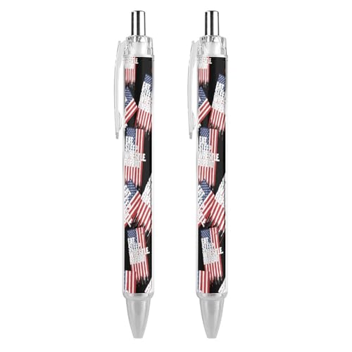 Oudrspo Eat Sleep Wrestle Kugelschreiber, Druckkugelschreiber, 0,5 mm, glattes Schreiben, schwarze Tinte, Kugelschreiber, Notizenzubehör fürs Büro, 2 Stück von Oudrspo