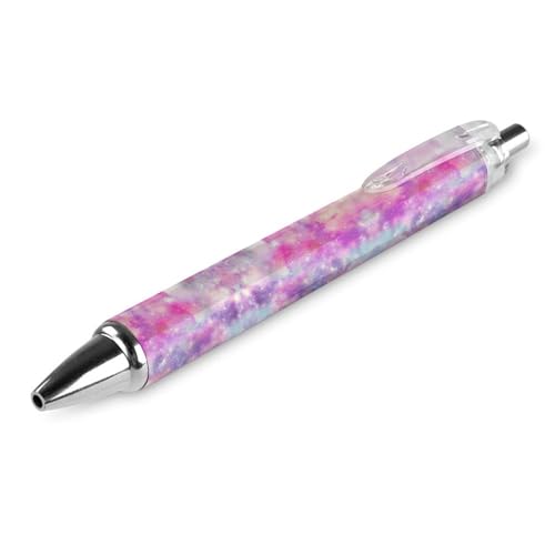 Oudrspo Einhorn-Galaxie-Kugelschreiber, glattes Schreiben, Gelschreiber, einziehbar, 0,5 feine Spitze, für Schule, Büro, Einhorn-Galaxie-Muster, 2 Stück von Oudrspo