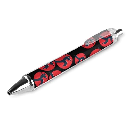 Oudrspo Karate-Kugelschreiber, Druckkugelschreiber, 0,5 mm, glattes Schreiben, schwarze Tinte, Kugelschreiber, Notizenzubehör fürs Büro, 1 Stück von Oudrspo