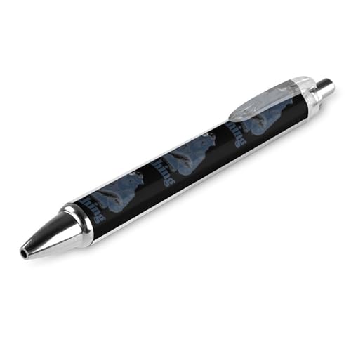 Oudrspo Lustiger Kugelschreiber mit Bigfoot-Fischen-Motiv, bedruckt, einziehbar, schwarz, runder Schaft, feine Spitze, 0,5 mm, 1/2/4 Stück Oudrspo Lustiger Kugelschreiber mit Bigfoot-Fischen-Motiv, bedruckt, einziehbar, schwarz, runder Schaft, feine Spitze, 0,5 mm, 1/2/4 Stück von Oudrspo