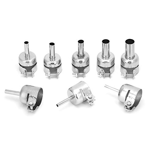 Heißluftpistole Düse 8 Stück Edelstahl Heißluftpistole Düse Hitzebeständige Düse für 850 Heißluftpistole 3~12mm Heißluftpistole Düse 8 Stück Edelstahl Heißluftpistole Düse Hitzebeständige Düse für 850 Heißluftpistole 3~12mm von Ouitble