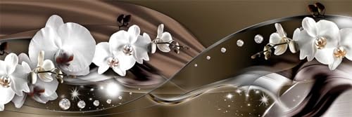 Diamond Painting Erwachsene Groß XXL 50x150cm Full Diamant Painting Bilder Weisse Orchidee Diamond Art DIY 5D Diamant Malen Kinder Kreuzstich Stickerei Kunst Set Home Wall Décor -273 Diamond Painting Erwachsene Groß XXL 50x150cm Full Diamant Painting Bilder Weisse Orchidee Diamond Art DIY 5D Diamant Malen Kinder Kreuzstich Stickerei Kunst Set Home Wall Décor -273 von Oujkeef