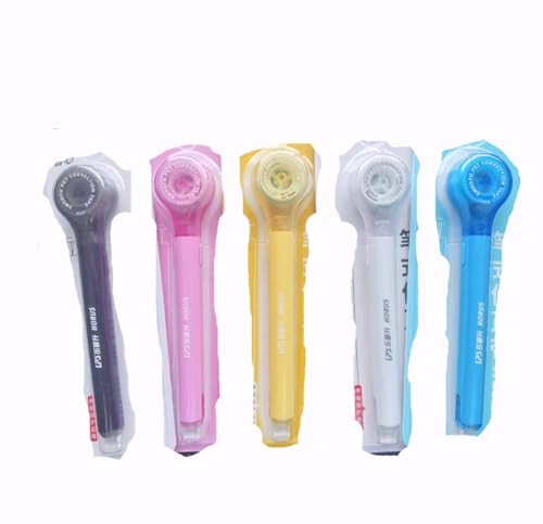OUKSMA White Out Tape Stift, niedliches Whiteout-Korrekturband, buntes Korrekturband für Notizen, Schule, Bürobedarf, 10 Stück (Rose) von Ouksma