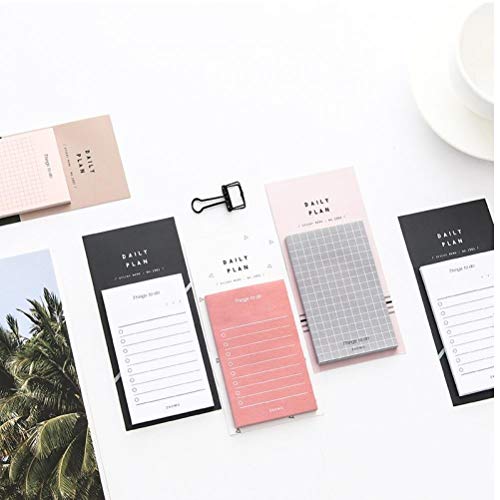1x weiß Kreative Study & Arbeitsplan Kraft Paper Sticky Notes Memo Pad Kawaii Stationery Office Zubehör Schulbedarf 1x weiß Kreative Study & Arbeitsplan Kraft Paper Sticky Notes Memo Pad Kawaii Stationery Office Zubehör Schulbedarf von Oulensy