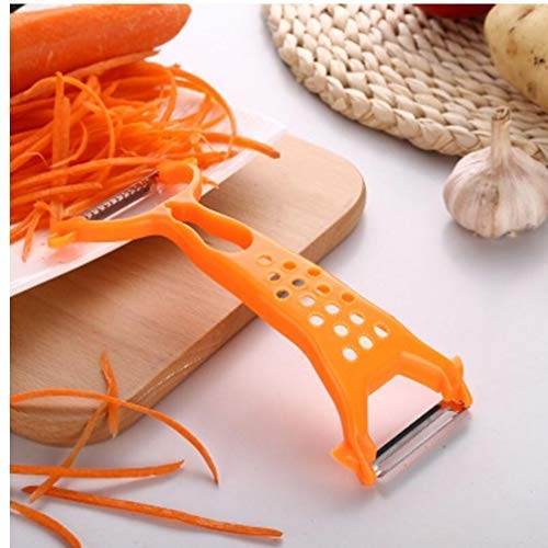 Ouken Kunststoff, Gemüse, Obst Peeler Gemüseschäler & Julienne Cutter Muntifunctional Schäler Kartoffel-Karotten-Reibe Küchenwerkzeug Ouken Kunststoff, Gemüse, Obst Peeler Gemüseschäler & Julienne Cutter Muntifunctional Schäler Kartoffel-Karotten-Reibe Küchenwerkzeug von Oulensy