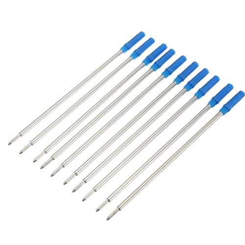 Oulensy 10Pcs Pen Refill Blauer Tinte Kugelschreiber Kugelschreiber Refills für hochwertige Schreibbüro School Supplies von GREAT BRITISH TRADING LIMITED