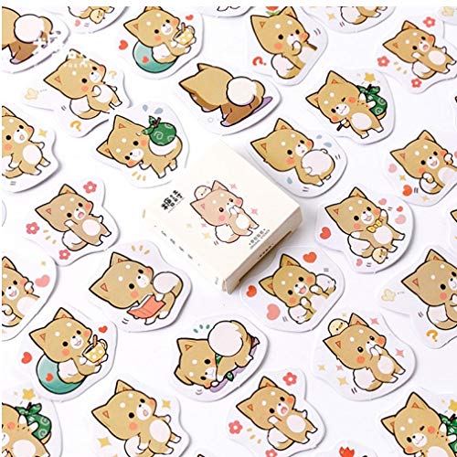 Oulensy 45pcs / Pack Schöne Shiba Inu Memo-Aufkleber-Pack Posted Es Kawaii Planer Scrapbooking Aufkleber Briefpapier Escolar Schulbedarf von PiniceCore