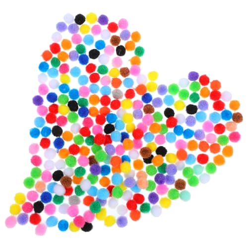 Ouligay 1000 Kleine Pompons zum Basteln 10mm Bunt 1cm Mini Bunte Filzkugeln Klein Small Pom Poms für Handwerk Herstellung Pompons Bälle für Kinder DIY Kreativen Dekorationen von Ouligay
