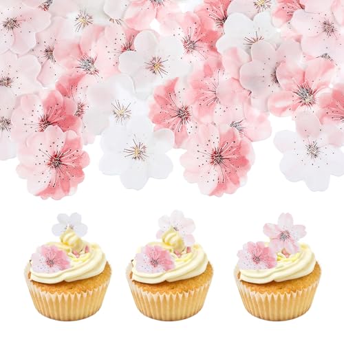 Ouligay 50 Stück Kirschblüten Tortendeko Essbar Rosa Essbare Blumen für Torte Esspapier Tortendeko Kirschblüte Muffin Deko Kuchen Deko Essbare Blüten Cupcake Topper für Hochzeit Geburtstag Jubiläum Ouligay 50 Stück Kirschblüten Tortendeko Essbar Rosa Essbare Blumen für Torte Esspapier Tortendeko Kirschblüte Muffin Deko Kuchen Deko Essbare Blüten Cupcake Topper für Hochzeit Geburtstag Jubiläum von Ouligay