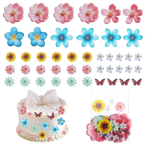 Ouligay 55 Stück Essbare Tortendeko Blumen Schmetterling Essbare Blumen für Torte Blume Esspapier Tortendeko Kuchen Deko Mädchen Schmetterlinge Muffin Deko für Hochzeit Geburtstag Babyparty Taufe Ouligay 55 Stück Essbare Tortendeko Blumen Schmetterling Essbare Blumen für Torte Blume Esspapier Tortendeko Kuchen Deko Mädchen Schmetterlinge Muffin Deko für Hochzeit Geburtstag Babyparty Taufe von Ouligay