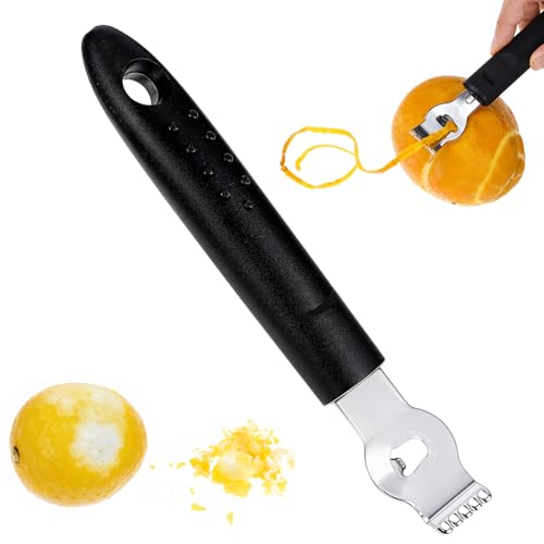 Ouligay Zitronen Zester Schäler, Zitrone Orangen Zestenschneider Zitrusfrüchte Zester Zitronenschäler Handheld Obst Orangenschäler Edelstahl Zestenreißer für Bar Restaurant Küchen Werkzeug Ouligay Zitronen Zester Schäler, Zitrone Orangen Zestenschneider Zitrusfrüchte Zester Zitronenschäler Handheld Obst Orangenschäler Edelstahl Zestenreißer für Bar Restaurant Küchen Werkzeug von Ouligay