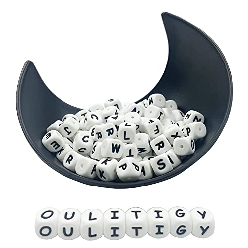 Silikon Alphabet 78pc DIY Würfel Perlen Schmuck Bulk Silikon Perlen für die Herstellung Armband Halskette Silikon Alphabet 78pc DIY Würfel Perlen Schmuck Bulk Silikon Perlen für die Herstellung Armband Halskette von Oulitigy