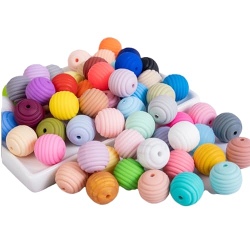 Silikon Lose Perlen Perlen 15mm 50pc Mix Farbe Silikon Runde Lose Perlen Für Schmuckherstellung Silikon Lose Perlen Perlen 15mm 50pc Mix Farbe Silikon Runde Lose Perlen Für Schmuckherstellung von Oulitigy