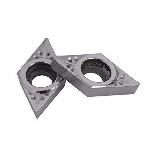 10 Stück Splitter CNC Hartmetallspitzen Einsätze Messerschneider für Drehmaschinen Fräsmaschine DCGT070204-AK 10 Stück Splitter CNC Hartmetallspitzen Einsätze Messerschneider für Drehmaschinen Fräsmaschine DCGT070204-AK von Oumefar