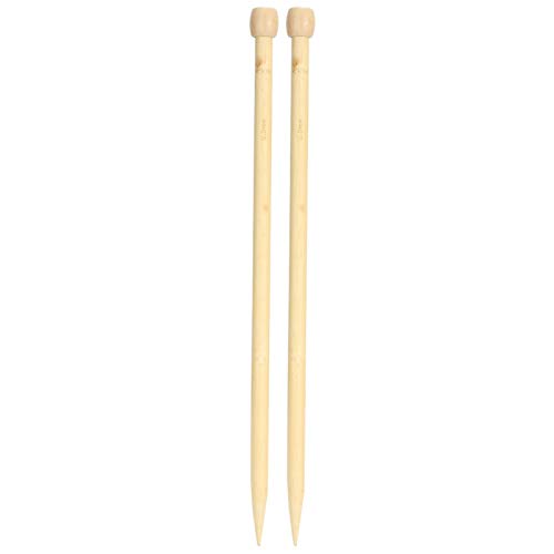2 teilige Stricknadeln aus Holz Webnadel 35 cm Großes Einzelpunkt Webwerkzeug für DIY Schalpullover(12mm) von Oumefar