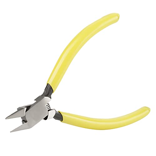 4 Zoll Diagonal Side Flush Cutter Kupfer Präzisionsdrahtschere Mini Clean Cut Zangen Zangen Reparaturwerkzeug zum Schneiden von Elektronikdrähten Kupfer Reißverschlüsse Kunststoffteile und Schmuckhers von Oumefar
