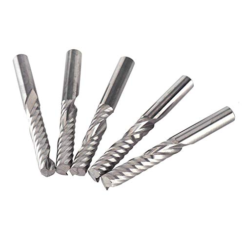 5pcs 6mm Wolframcarbid Single Flute End Fräser Fräser Spiral CNC Fräser Fräser für CNC Schneidemaschine 5pcs 6mm Wolframcarbid Single Flute End Fräser Fräser Spiral CNC Fräser Fräser für CNC Schneidemaschine von Oumefar