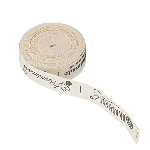 Oumefar Handmade with Love Baumwollband, Nähetiketten und Etiketten für Geschenkverpackungen und Dekoration (Nr. 4) von Oumefar