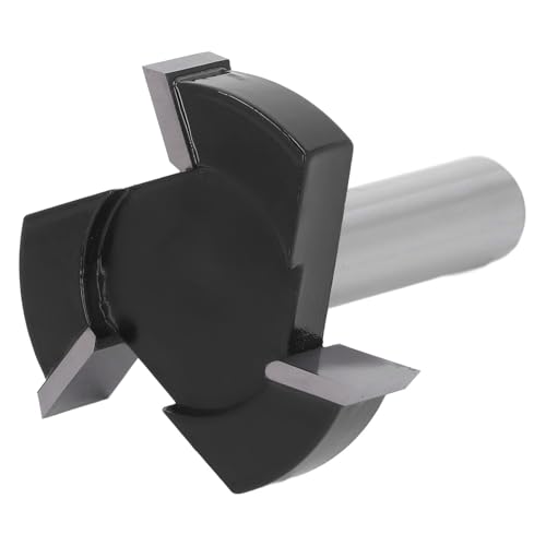 OUmefar CNC-Spitzbrettflächen-Router-Bit-Holzbearbeitungswerkzeug, 1/2in-Schaft 3 Flöten 1-15/16 Zoll Schneiddurchmesser für die Plattenabflachung von Hölzern Holzbearbeitung OUmefar CNC-Spitzbrettflächen-Router-Bit-Holzbearbeitungswerkzeug, 1/2in-Schaft 3 Flöten 1-15/16 Zoll Schneiddurchmesser für die Plattenabflachung von Hölzern Holzbearbeitung von Oumefar
