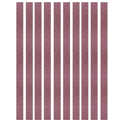 Oumefar 10 Stück 452x15mm Aluminiumoxid-Schleifband Schleifband Schleifband-Ersatzwerkzeug Schärfer-Ersatzriemensatz für Bandschleifer 40-120 Körnung(80 Mesh) von Oumefar