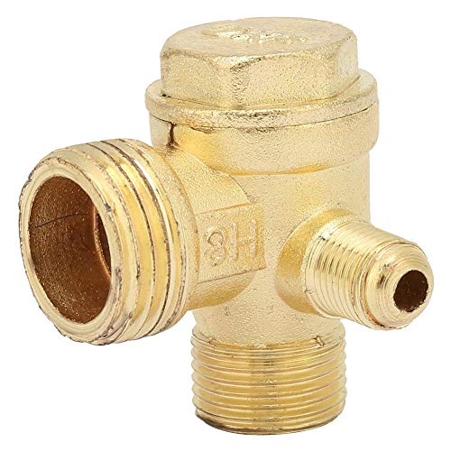 Oumefar 3 Port Messing Luftkompressor Rückschlagventil Außengewindeverbinder aus Zinklegierung Unidirektionale Ventile Ersatzteile Rohrverbindungswerkzeug für Rückschlagventile Oumefar 3 Port Messing Luftkompressor Rückschlagventil Außengewindeverbinder aus Zinklegierung Unidirektionale Ventile Ersatzteile Rohrverbindungswerkzeug für Rückschlagventile von Oumefar