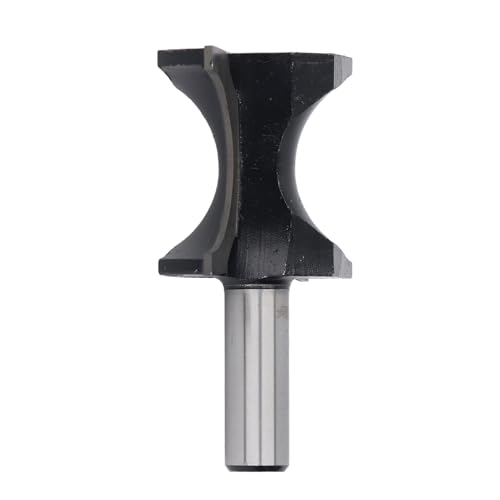 Oumefar Bullnose Router Bit, 1/2 "Schaft 1-3/8" Perlendurchmesser, Wolframstahl-Halbrunde Bit für Holzbearbeitung, Schränke, Möbel Oumefar Bullnose Router Bit, 1/2 "Schaft 1-3/8" Perlendurchmesser, Wolframstahl-Halbrunde Bit für Holzbearbeitung, Schränke, Möbel von Oumefar