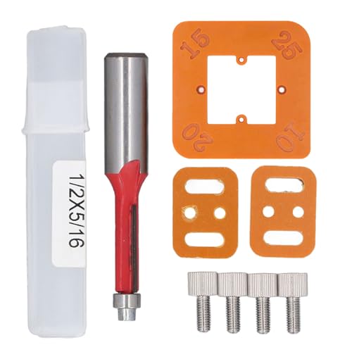 Oumefar Frässchablone für Abgerundete Ecken und Radien, 4-in-1, Holzbearbeitungsvorrichtung in Mehreren Größen, R10, R15, R20, R25, für Heimwerker-Zimmereiprojekte, Technisches Oumefar Frässchablone für Abgerundete Ecken und Radien, 4-in-1, Holzbearbeitungsvorrichtung in Mehreren Größen, R10, R15, R20, R25, für Heimwerker-Zimmereiprojekte, Technisches von Oumefar