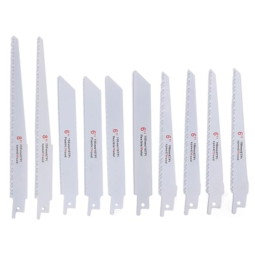 Oumefar Hubkropazieren von Sawblade Set High Performance Saw Saw Blades für Holzschneidemetallschneidematerial 10 Stück Sortiment HCS HSS BIM MATERIAL Oumefar Hubkropazieren von Sawblade Set High Performance Saw Saw Blades für Holzschneidemetallschneidematerial 10 Stück Sortiment HCS HSS BIM MATERIAL von Oumefar