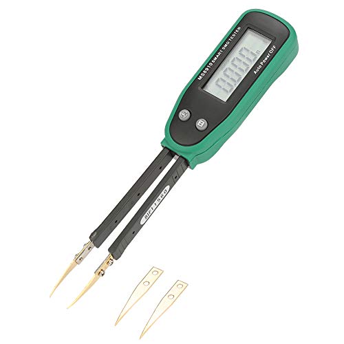 Oumefar Intelligente digitale Pinzette SMD Handwiderstandskapazitätsprüfgerät Multimeter Induktivitätsmessgerät Automatisches Scannen 3000 Zähler (Batterie nicht enthalten) von Oumefar