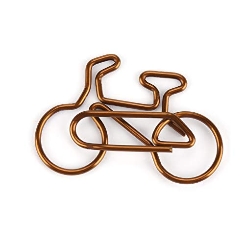 Oumefar Lesezeichen Clip Büroklammer 20 Stück Metall Fahrrad Form Büroklammern Lesezeichen Briefpapier Clip Oumefar Lesezeichen Clip Büroklammer 20 Stück Metall Fahrrad Form Büroklammern Lesezeichen Briefpapier Clip von Oumefar