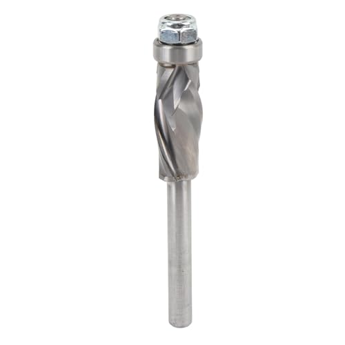 Oumefar Router Bit 1/4 "Schaft, 1/2" Schnittdurchmesser X 1 "Länge, Doppeltes Lagern, um das Routing & Laminat-Trimmen zu Verbringen, 1/2". von Oumefar