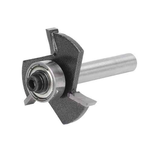 Oumefar T -Form Router Bit, Wolfram -Stahlkopf 1/4 Zoll Schaft 3 Zähnekugellager Schlitzschneider für Holzbearbeitung Sperrholz 5/32 Schneidhöhe Oumefar T -Form Router Bit, Wolfram -Stahlkopf 1/4 Zoll Schaft 3 Zähnekugellager Schlitzschneider für Holzbearbeitung Sperrholz 5/32 Schneidhöhe von Oumefar