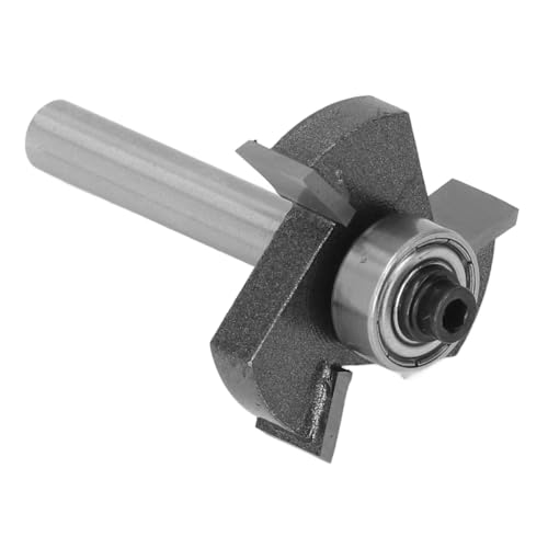 Oumefar T Slot Router Bit Professionelle Flöten 3 Flöten 1/4 Zoll Shank 5/16 Zoll Schneidtiefe T Slotting Router Bit für Holzbearbeitungsprojekte in Hartholz -Softholzsperrholz von Oumefar