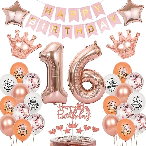 Deko 16. Geburtstag Mädchen Tortendeko 16 Geburtstag Mädchen Deko luftballon 16. Geburtstag deko Mädchen Rosegold geburtstagsdeko 16 jahre dekoration Mädchen ballon 16. geburtstag mädchen rosegold Deko 16. Geburtstag Mädchen Tortendeko 16 Geburtstag Mädchen Deko luftballon 16. Geburtstag deko Mädchen Rosegold geburtstagsdeko 16 jahre dekoration Mädchen ballon 16. geburtstag mädchen rosegold von Oumezon