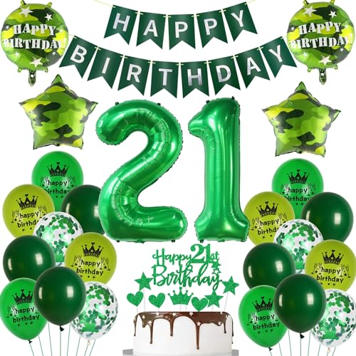 Dunkelgrün Luftballon 21. Geburtstag Dekorationen, Ballons 21 Geburtstag Grün, Luftballon 21. Geburtstagsdeko Mann Frau, Deko 21. Geburtstag Mann, Ballon Grüner 21. Party Deko Dunkelgrün Luftballon 21. Geburtstag Dekorationen, Ballons 21 Geburtstag Grün, Luftballon 21. Geburtstagsdeko Mann Frau, Deko 21. Geburtstag Mann, Ballon Grüner 21. Party Deko von Oumezon