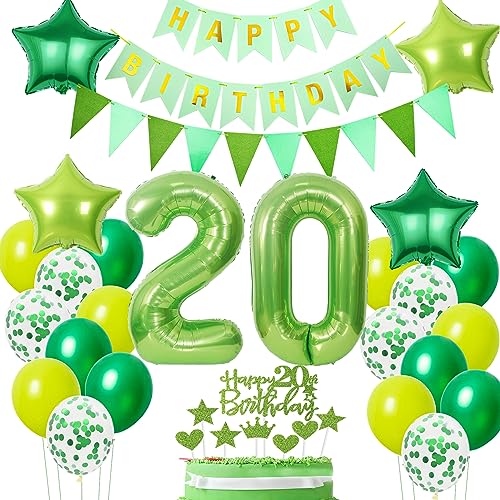 Luftballons 20. Geburtstag Grün Dekoration, ballon 20 Geburtstag Mann deko Grün Tortendeko 20 Jahre Mann Geburtstagsdeko 20 Geburtstag Mann Frauen deko Grün Deko 20. Geburtstag Männer Grün Ballons Luftballons 20. Geburtstag Grün Dekoration, ballon 20 Geburtstag Mann deko Grün Tortendeko 20 Jahre Mann Geburtstagsdeko 20 Geburtstag Mann Frauen deko Grün Deko 20. Geburtstag Männer Grün Ballons von Oumezon