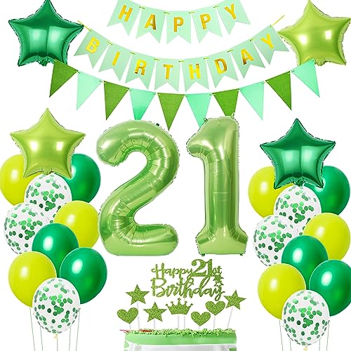 Luftballons 21. Geburtstag Grün Dekoration, ballon 21 Geburtstag Mann deko Grün Tortendeko 21 Jahre Mann Geburtstagsdeko 21 Geburtstag Mann Frauen deko Grün Deko 21. Geburtstag Männer Grün Ballons Luftballons 21. Geburtstag Grün Dekoration, ballon 21 Geburtstag Mann deko Grün Tortendeko 21 Jahre Mann Geburtstagsdeko 21 Geburtstag Mann Frauen deko Grün Deko 21. Geburtstag Männer Grün Ballons von Oumezon