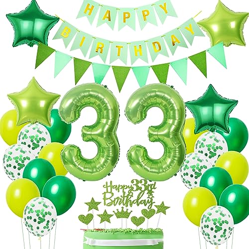 Luftballons 33. Geburtstag Grün Dekoration, ballon 33 Geburtstag Mann deko Grün Tortendeko 33 Jahre Mann Geburtstagsdeko 33 Geburtstag Mann Frauen deko Grün Deko 33. Geburtstag Männer Grün Ballons Luftballons 33. Geburtstag Grün Dekoration, ballon 33 Geburtstag Mann deko Grün Tortendeko 33 Jahre Mann Geburtstagsdeko 33 Geburtstag Mann Frauen deko Grün Deko 33. Geburtstag Männer Grün Ballons von Oumezon